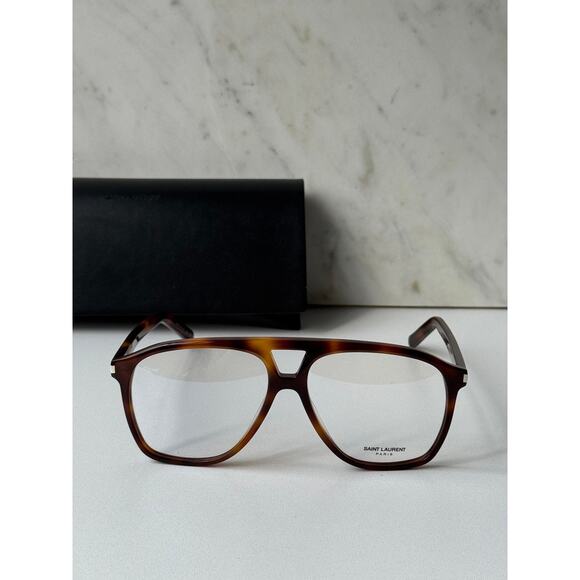 NEW Saint Laurent SL596 Dune Opt Frames in Havana Brown main image 4